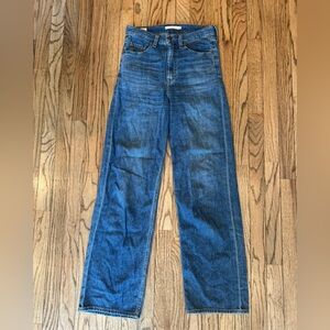 Levi’s Ribcage Wide Leg High Rise Jean Medium Wash